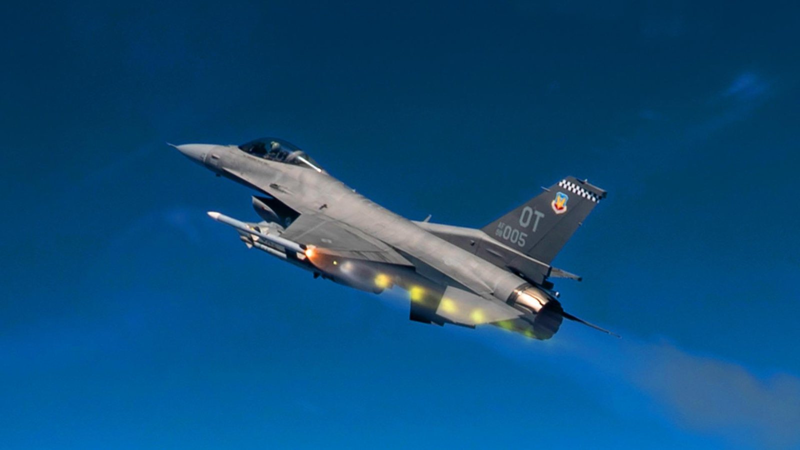 F-16 Fires AIM-120D-3 in Final Test of Newest AMRAAM Variant