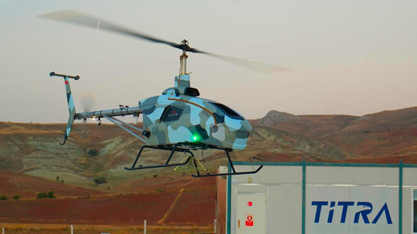 Turkish Land Forces Debuts Titra's ALPIN Unmanned Helicopter