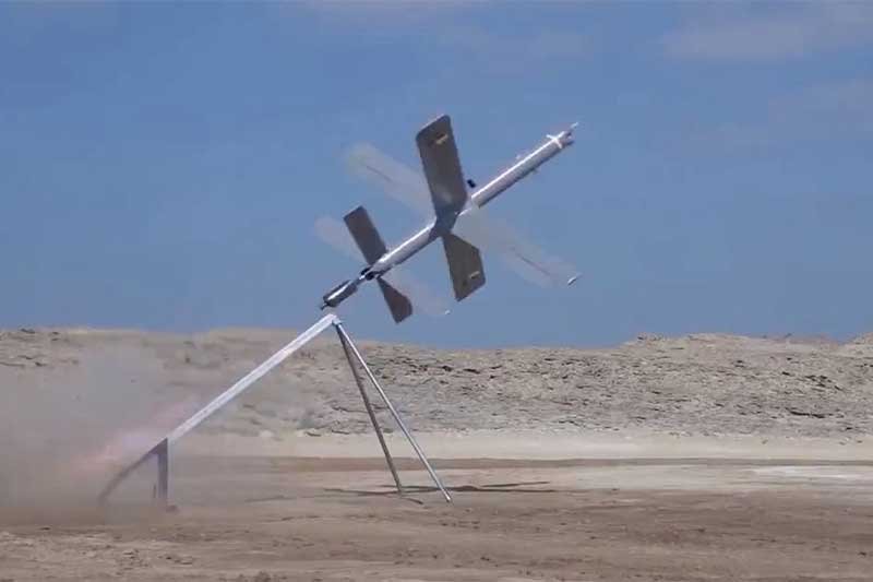 Iran Unveils Drone Resembling Russian 'Lancet'