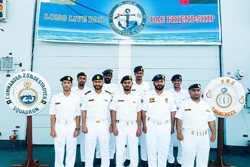 PNS Shamsheer & Haibat In UAE, For NASL AL BAHR Exercise