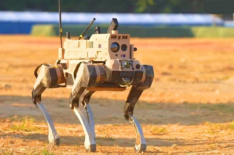 China Showcases Military Robo-Wolves at Airshow 2024