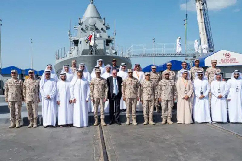 UAE Launches First FALAJ 3 OPV Built By ADSB