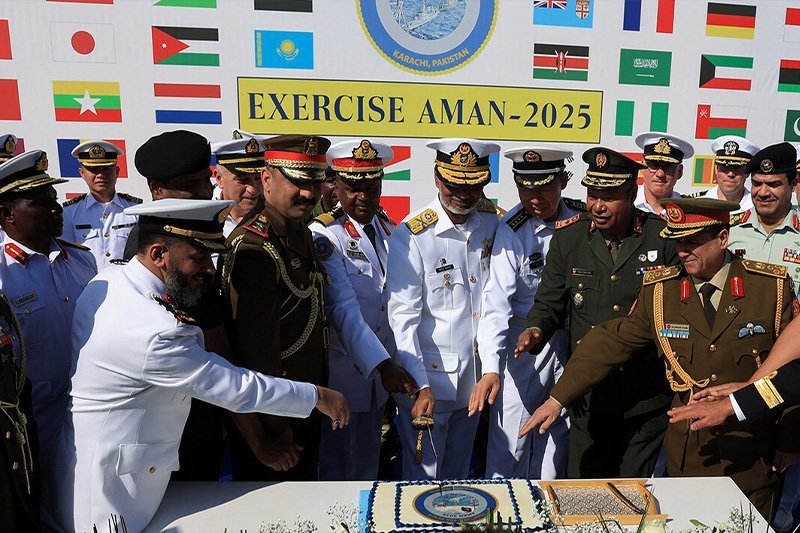 Pakistan Navy Hosts AMAN-25 Multinational Maritime Exercise