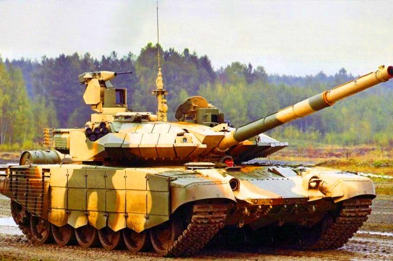 Russia Unveils New T-90MS Export Tank At IDEX 2025