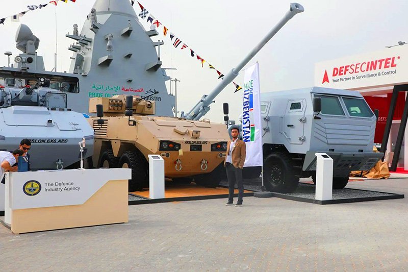 Uzbekistan Introduces Advanced Military Vehicles At IDEX 2025