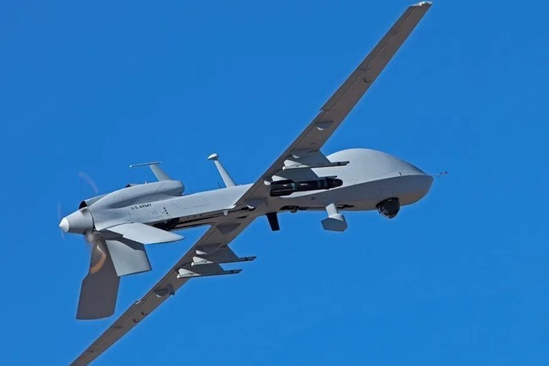 MQ-1C Gray Eagle Destroys Drones Using Hellfire Missiles