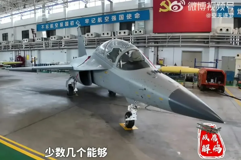 Chinese Navy Advances New Carrier-Based Trainer Jet