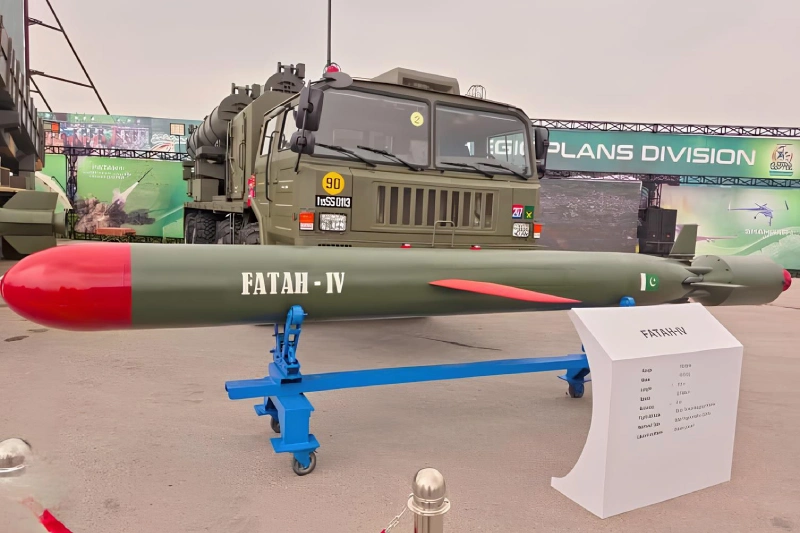 Pakistan Unveils Advanced Fatah-4 Cruise Missile