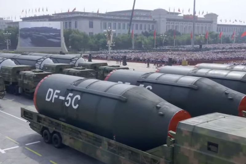 China Debuts DF-5C Global-Covering Strategic Nuclear Missile at V-Day Parade
