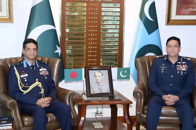 Bangladesh Air Force Chief Calls On Pakistan Air Chief